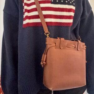 Brown Leather Crossbody Bag